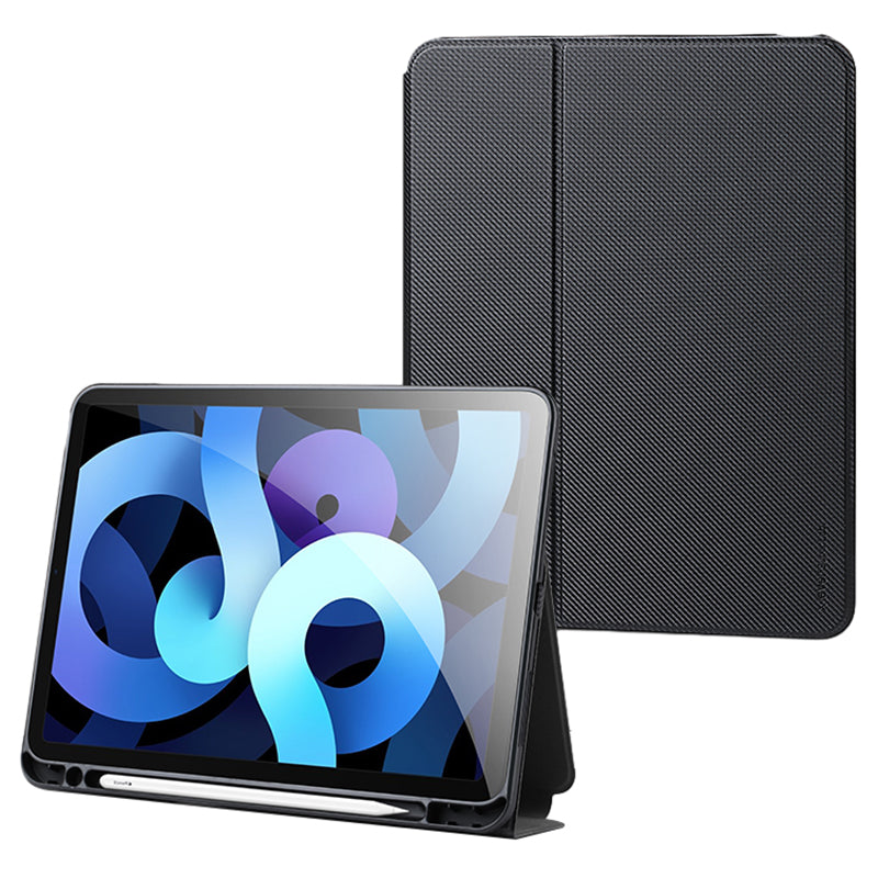 X-LEVEL For iPad Air (2020) / (2022) Case Aramid Fiber+TPU Tablet Cover with Tri-fold Stand X-LEVEL For iPad Air (2020) / (2022) Case Aramid Fiber+TPU Tablet Cover with Tri-fold Stand
